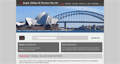 Desktop Screenshot of engelhellyer.com