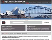 Tablet Screenshot of engelhellyer.com
